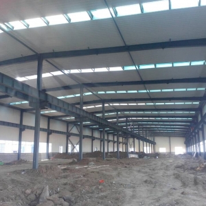 ܇g䓽Y(ji)(gu)b installation of steel structure in workshop